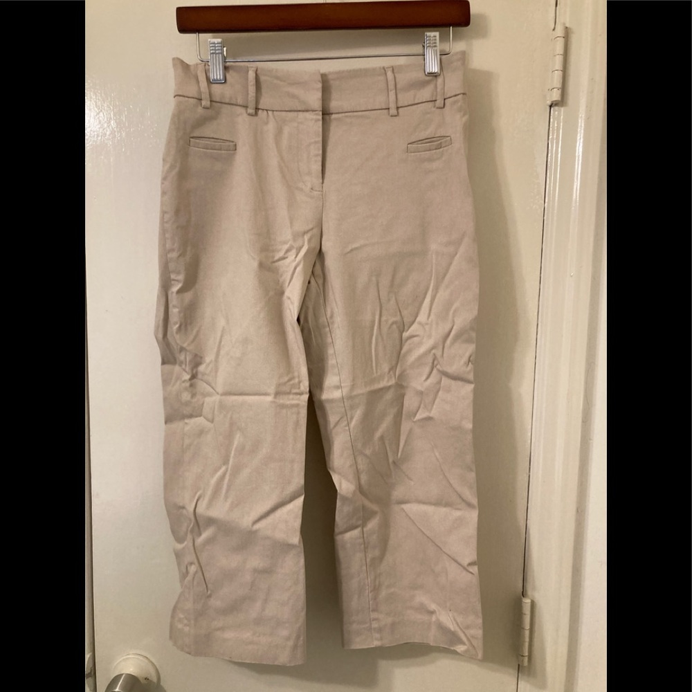 Motherhood Maternity Pants Khakis Dockers Pregnancy Stretch Size Small Tan Beige